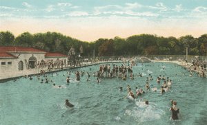 New Orleans: City Park Swimming Pool (farvefoto) af American Photographer