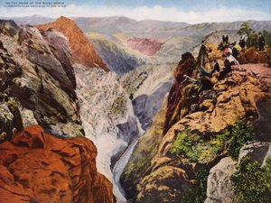 På kanten af Royal Gorge (farvefoto) af American Photographer