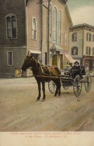 Orville Lawrence, Russell Sages partner i Wall Street i halvtredserne, St Johnsbury, Vermont, USA (farvefoto) af American Photographer