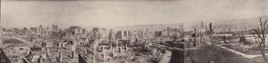 Panorama over Skeleton City fra Nob Hill (s/h-foto) af American Photographer