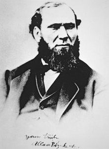 Portræt af Allan Pinkerton, grundlægger af Pinkertons National Detective Agency i 1850 (s/h foto) af American Photographer