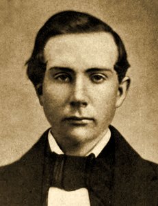 Portræt af John D. Rockefeller i en alder af 18, 1857