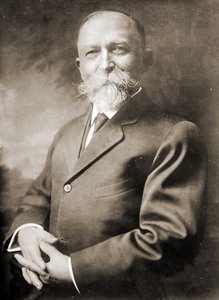 Portræt af John Harvey Kellogg (1852 - 1943) (sepiafoto)