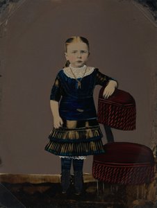 Portræt af en pige, 1860
