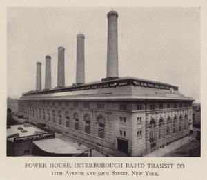 Kraftværk, Interborough Rapid Transit Co af American Photographer