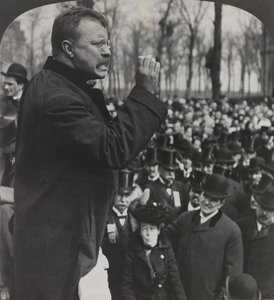 Præsident Roosevelt i Evanston af American Photographer