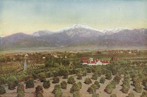 Redlands, Californien, Udsigt fra Smiley Heights (farvet foto) af American Photographer