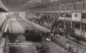 Valseværk, Rouge Steel Plant; Ford Motor Company, Dearborn, Michigan af American Photographer