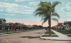 San Diego, Californien: Residence Street (farvefoto) af American Photographer