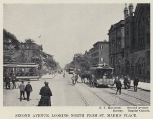 Second Avenue, ser nordpå fra St Mark