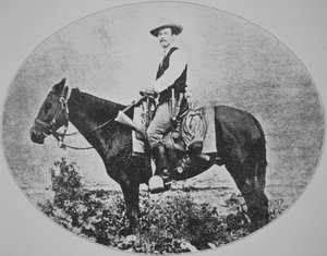 Sergent James B. Gillett (s/h-billede) af American Photographer