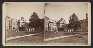 Stereoskopiske billeder af Oneida-samfundet, ca. 1870 (s/h-foto) af American Photographer