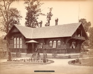 Swedish School House, Centennial Exposition, Philadelphia, 1876 (albumin i sølv) af American Photographer