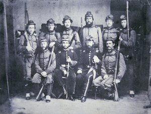 Charleston Zouave-kadetterne fra den konfødererede hær af American Photographer