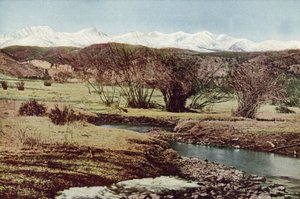 The Snowy Range, nær Trinidad, Colorado (farvet foto) af American Photographer