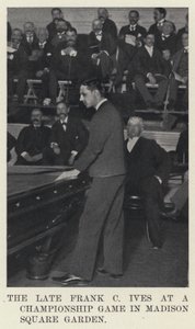 Afdøde Frank C Ives ved et mesterskabsspil i Madison Square Garden (s/h-billede) af American Photographer