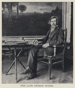Den afdøde George Inness (s/h foto) af American Photographer