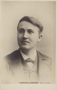 Thomas Edison (1847-1931), amerikansk opfinder af American Photographer
