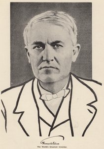 Thomas Edison (s/h-foto) af American Photographer