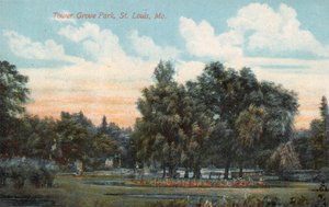 Tower Grove Park, St Louis, Mo (farvefoto) af American Photographer