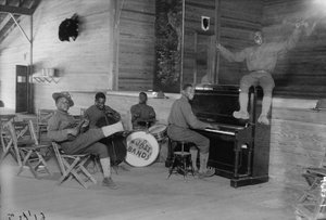 US Army Jazz Band, 1914-18 af American Photographer