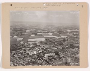 Udsigt over Hershey, Pennsylvania, 26. maj 1931 (s/h-billede) af American Photographer