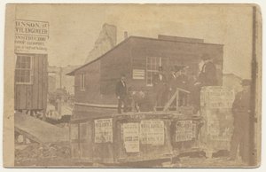 W. D. Kerfoot Block, 1871 af American Photographer