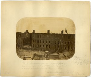 Western Barracks and Parade, Slaget ved Fort Sumter, 15. april 1861