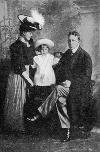 William Randolph Hearst og hans familie, offentliggjort i The Graphic 27. oktober 1906 af American Photographer