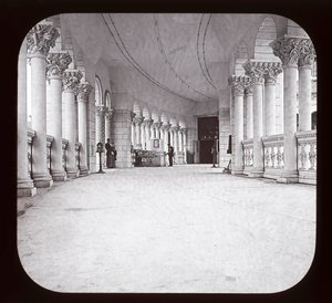 Verdens colombianske udstilling: Fisheries Colonade, Chicago, 1893 (lanternerutsjebane) af American Photographer