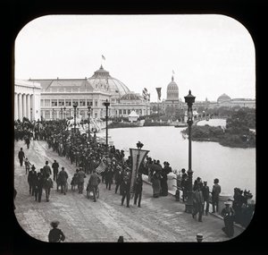 Worlds Columbian Exposition: udvendig udsigt, Chicago, 1893 (lanternerutsjebane) af American Photographer