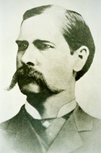Wyatt Earp (1848-1929) ca. 1886 (s/h-foto) af American Photographer