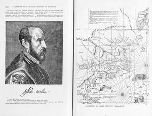 Abraham Ortel Oretelius (1527-98) og hans verdenskort fra 1569, illustration fra 
