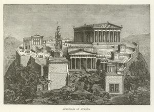 Akropolis i Athen af American School