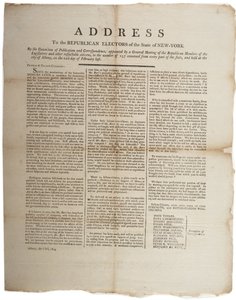 Tale til de republikanske vælgere i staten New York, 6. april 1804 af American School