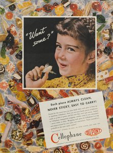 Annonce for DuPont Cellophane, 1937 af American School