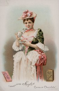 Annonce for Huylers kakao og drikkechokolade, 1893 af American School