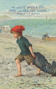 Annonce for Lautz Bros & Cos rene og sunde sæber, ca. 1880 af American School