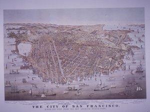 Luftfoto af San Francisco, Californien, USA af American School