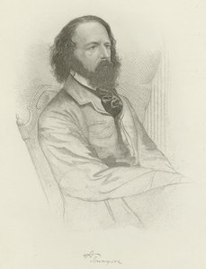 Alfred, Lord Tennyson af American School