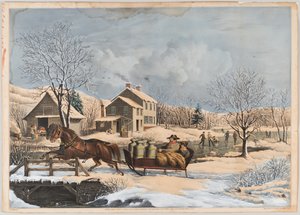 Amerikanske bondescener nr. 4 af American School