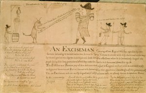 An Exciseman, ca. 1790 (tegning) af American School