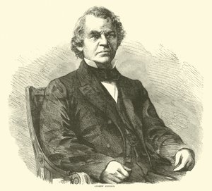 Andrew Johnson, april 1865 af American School