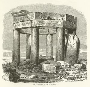 Arabisk tempel i Baalbec af American School