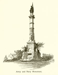 Army and Navy Monument, Boston Common af American School