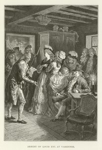 Arrestation af Ludvig XVI i Varennes af American School