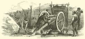 Batteri før Petersborg, juni 1864 af American School