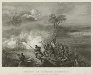 Slaget ved Lookout Mountain, 1863 af American School