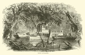 Bayou Navigation, marts 1863 af American School