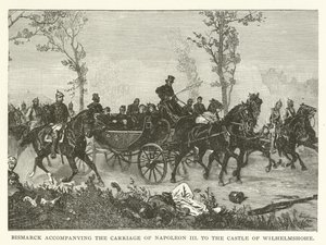 Bismarck ledsager Napoleon III